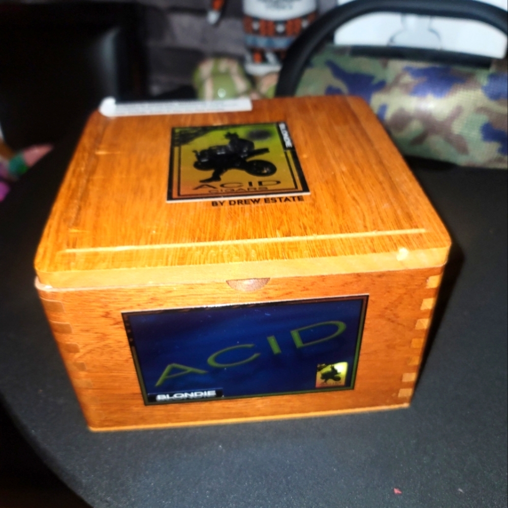 Drew Estate Acid Cigar Box - Brown and Black